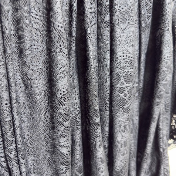 Killstar Women Shes Stardust Lace‎ Mini Dress Small Black Goth Grunge Witchy - Picture 7 of 13